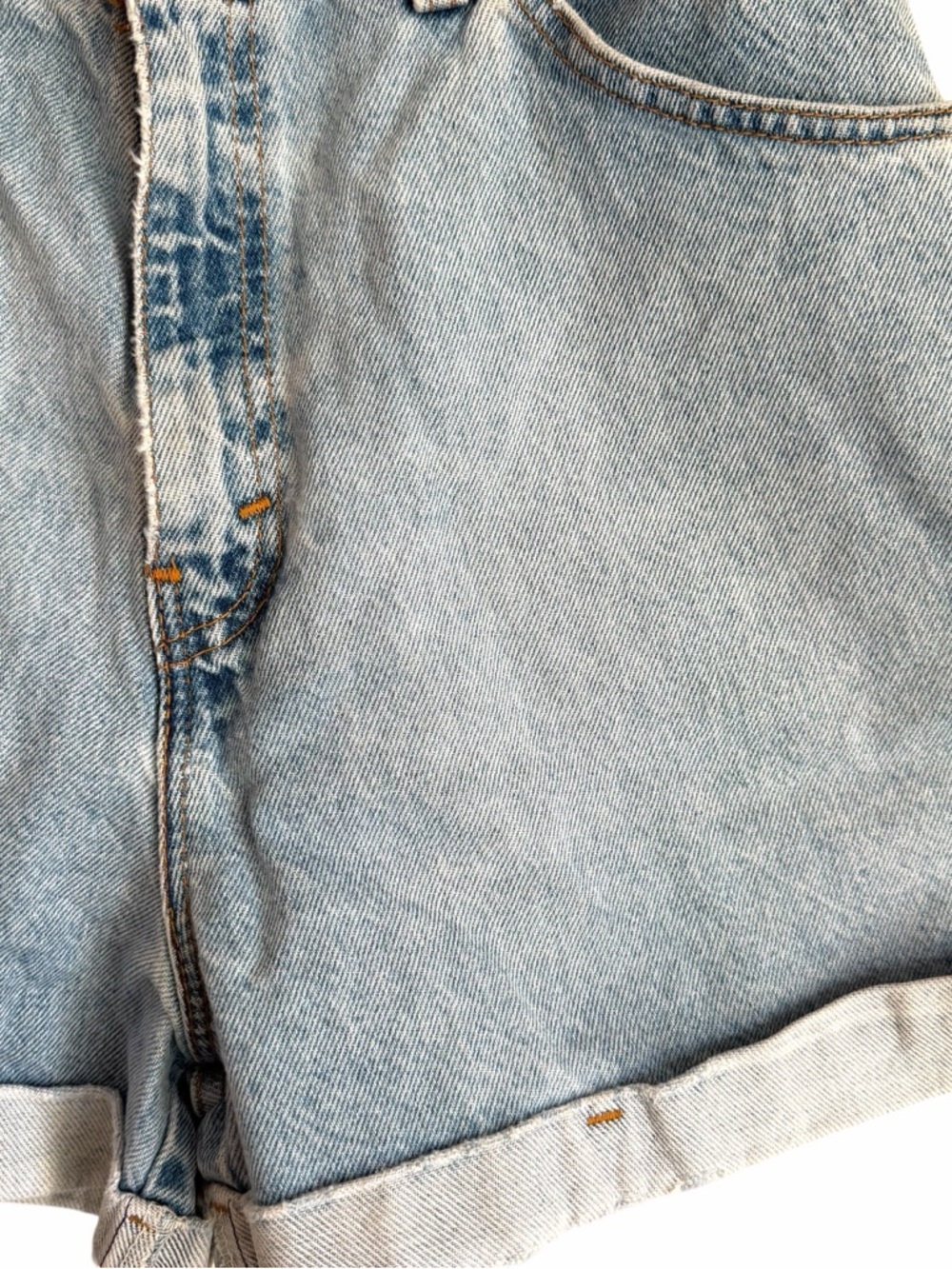 Vintage Womens Levi's Denim Shorts 26 Levis 954 Hemmed USA Made 90s Jorts Sz 13 - Picture 6 of 10